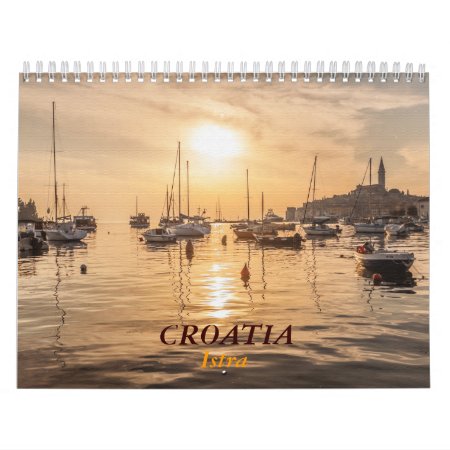 Croatia Istra Calendar Texturized