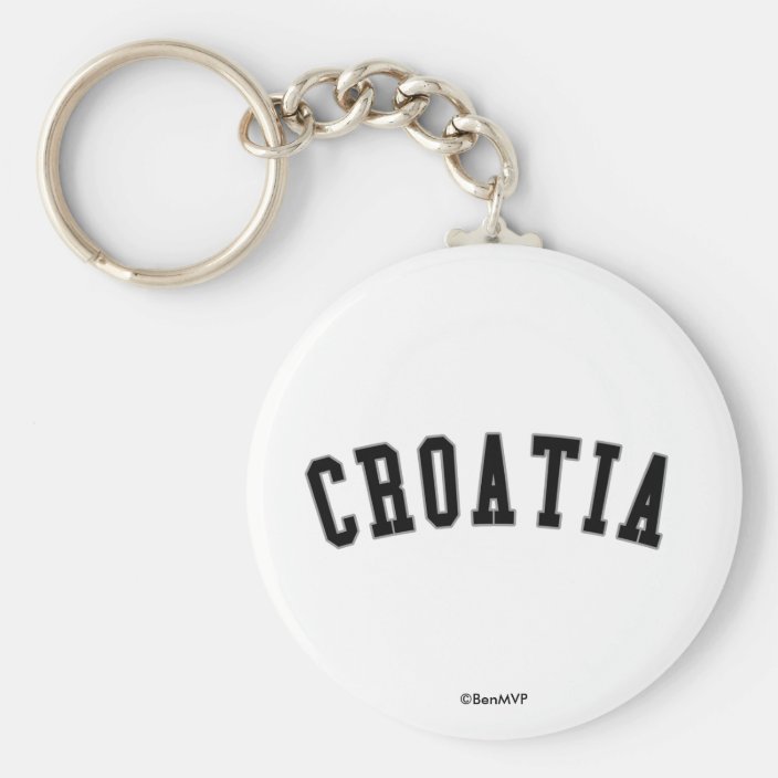 Croatia Keychain