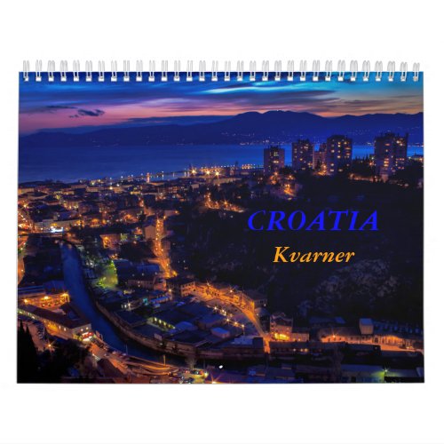 Croatia Kvarner Calendar
