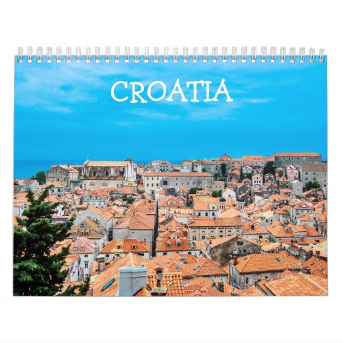 Croatia landscapes calendar