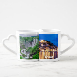 Croatia landscapes coffee mug set