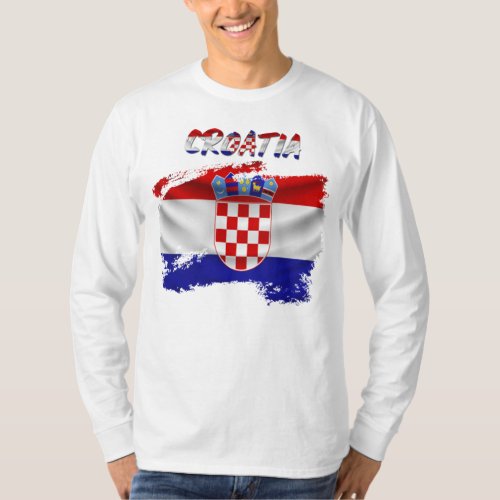 Croatia Long Sleeve T_shirt