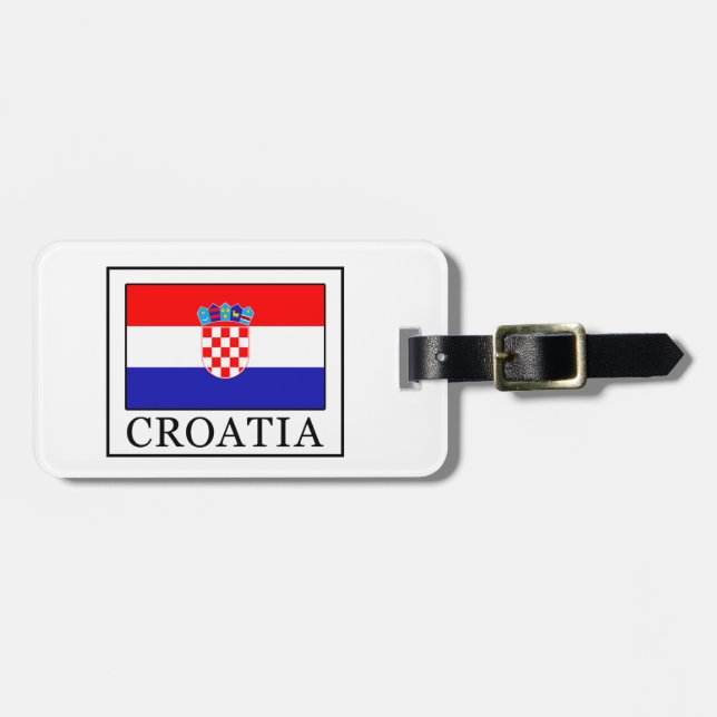 Croatia Luggage Tag (Front Horizontal)
