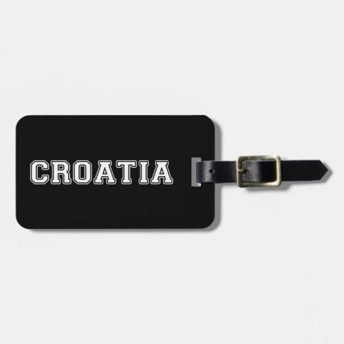 Croatia Luggage Tag