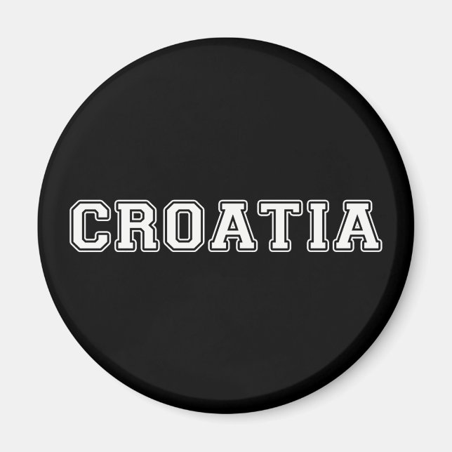 Croatia Magnet (Front)