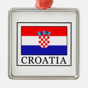 Croatia Metal Ornament
