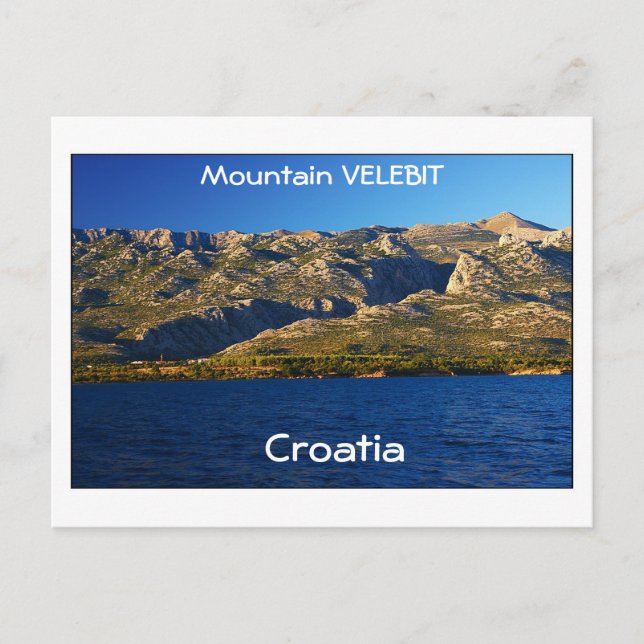 Croatia - Mountain Velebit Postcard (Front)