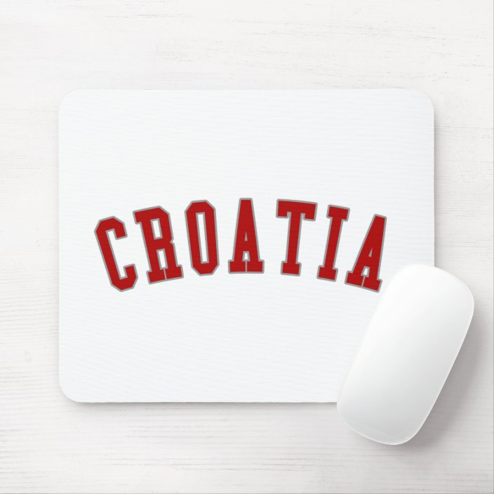 Croatia Mouse Pad