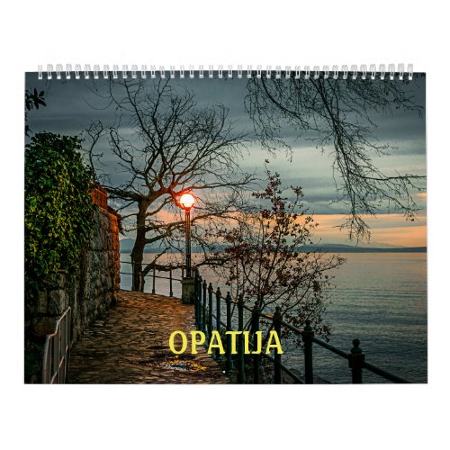 Croatia Opatija calendar