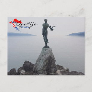 Croatia   Opatija  Postcard