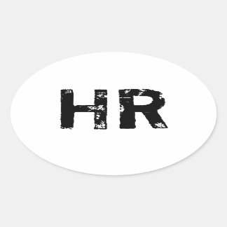 Croatia Oval Sticker