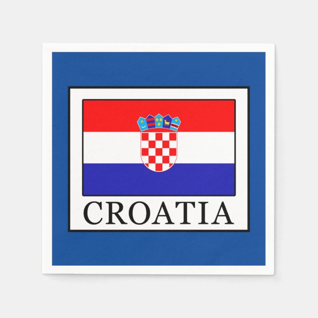 Croatia Paper Napkins (Front)