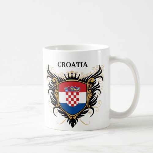 Croatia personalize coffee mug