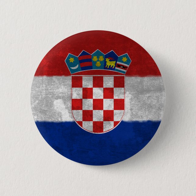 Croatia Pinback Button (Front)