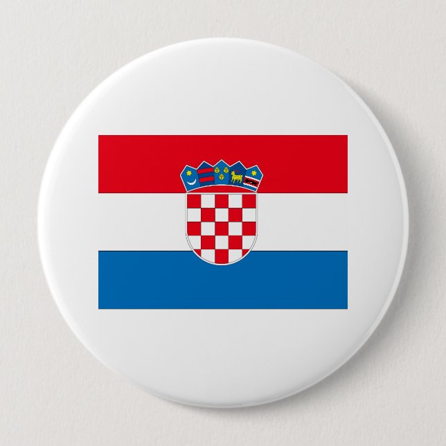 Croatia Pinback Button (Front)