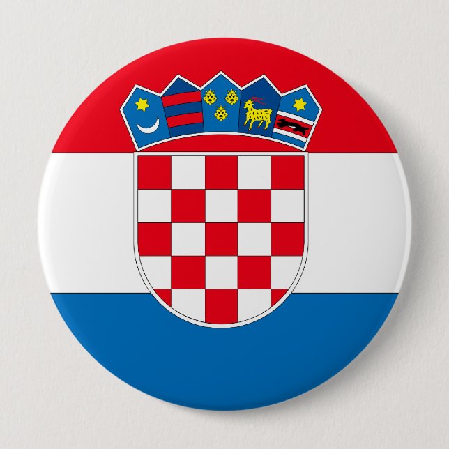 Croatia Pinback Button (Front)