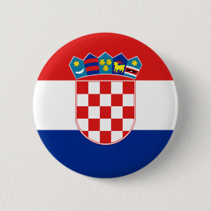 croatia pinback button