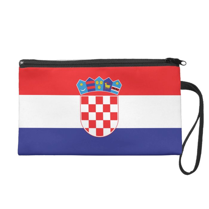 Croatia Plain Flag Wristlets