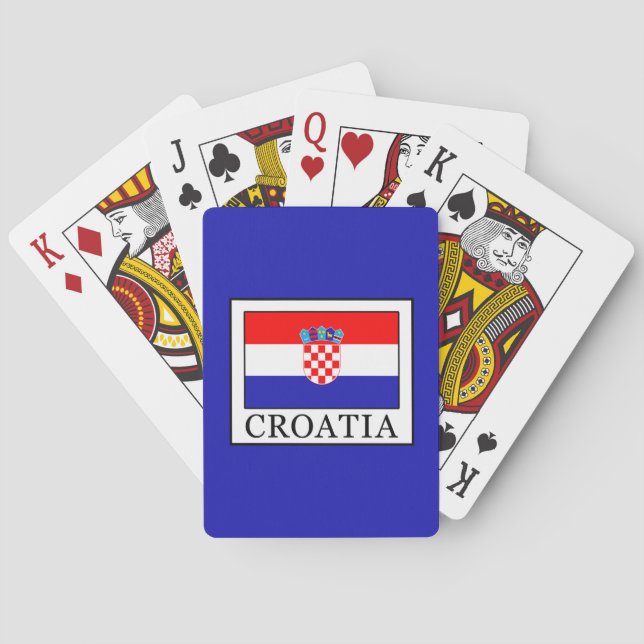 Croatia Poker Cards (Back)