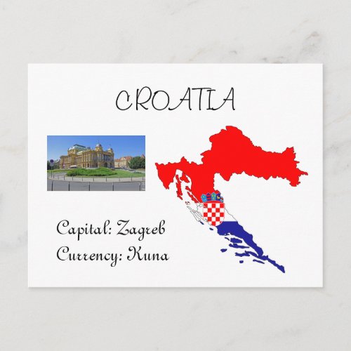 Croatia Postcard
