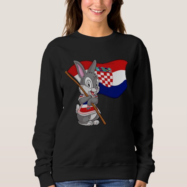 Croatia Rabbit Sweatshirt (Front)