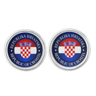 Croatia (rd) cufflinks