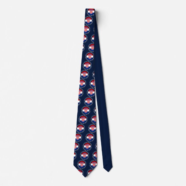 Croatia (rd) neck tie (Front)