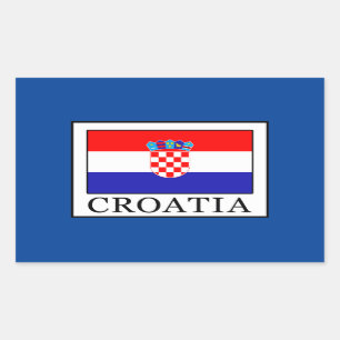 Croatia Rectangular Sticker