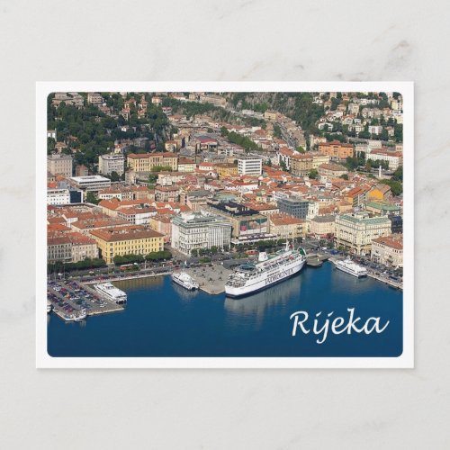 Croatia _ Rijeka _ Postcard