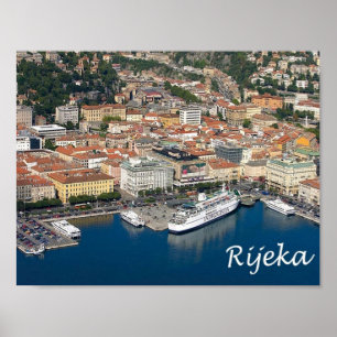 Croatia - Rijeka - Poster