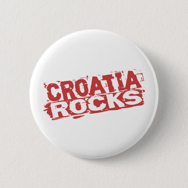 Croatia Rocks Button (Front)