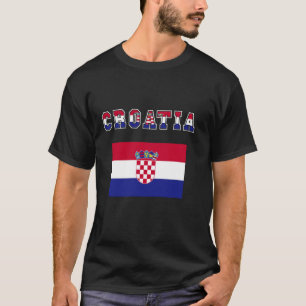 Croatia Roots Proud Hrvatska Flag Pride Croatian T-Shirt