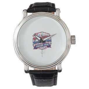 Croatia Soccer 2026 Soccer Bold Country Typography Watch