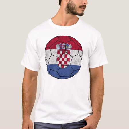 Croatia Soccer Ball T-shirt