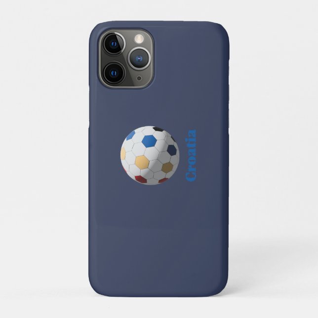 Croatia Soccer Case-Mate iPhone Case (Back)