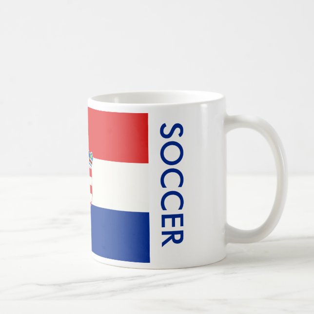 CROATIA SOCCER COFFEE MUG (Right)