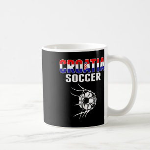 Croatia Soccer Fans Jersey - Support Croatian Foot Coffee Mug