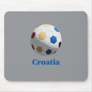 Croatia Soccer Mouse Pad