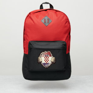 Croatia Soccer Pride Ripped Flag Port Authority® Backpack