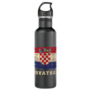 Croatia Soccer Shirt 2018 Football Croatian Jersey Stainless Steel Water Bottle