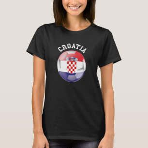 Croatia Soccer Sports Team National Game Croatian  T-Shirt