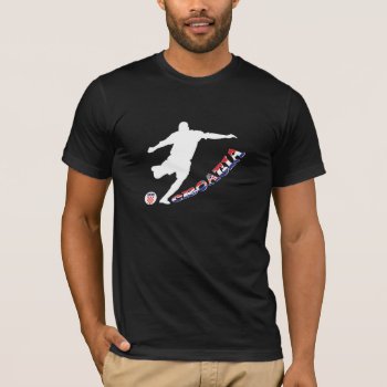 Croatia Soccer T-shirt by PeculiarBreed at Zazzle