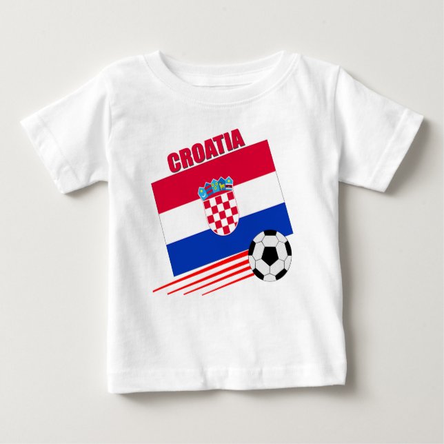 Croatia Soccer Team Baby T-Shirt (Front)
