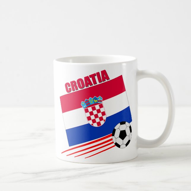 Croatia Soccer Team Coffee Mug (Right)
