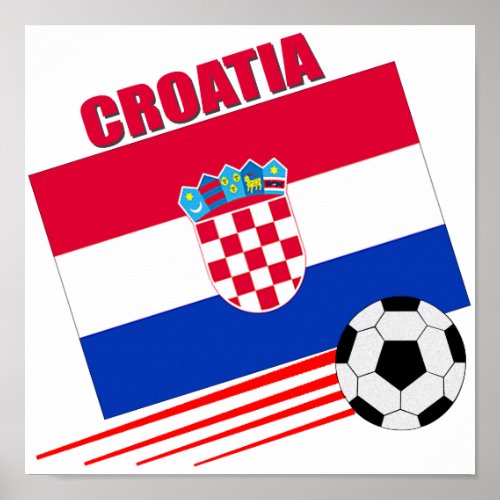 Croatia Soccer Team Poster