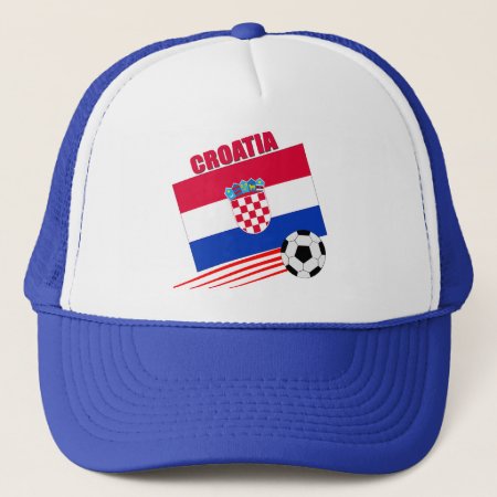 Croatia Soccer Team Trucker Hat