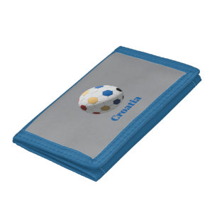 Croatia Soccer Trifold Wallet