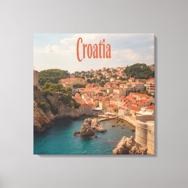 Croatia Southeast Europe Zagreb Canvas Print (Front)