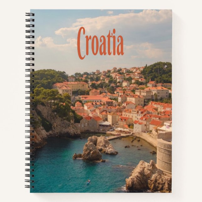 Croatia Southeast Europe Zagreb Notebook (Front)