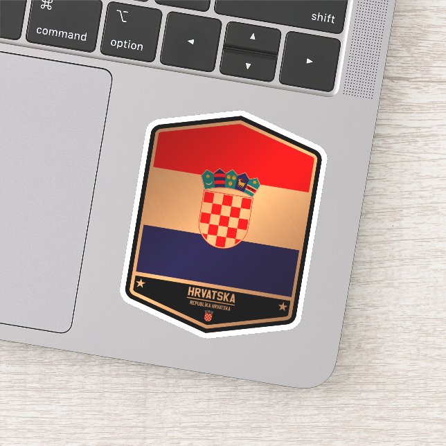 Croatia Sticker (Detail)